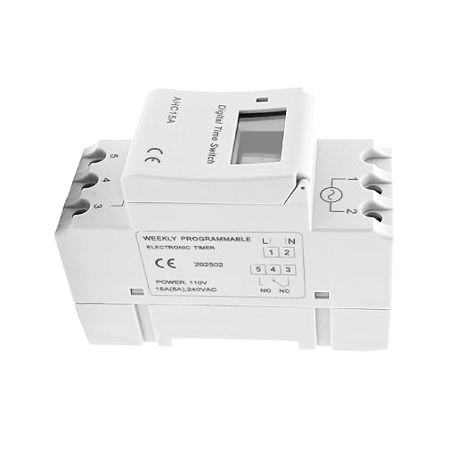 Timer Switch, WenzhiIoT AHC15A AC 110V/16A Weekly Programmable Timer Relay - Image 5