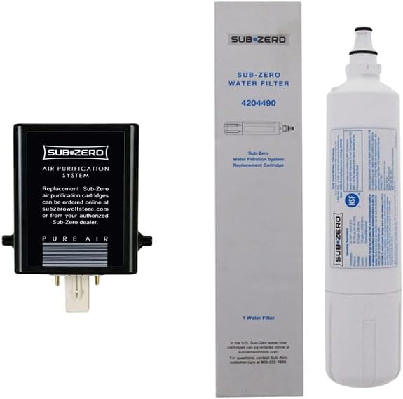 Sub-Zero Refrigerator Replacement Water and Air Filter Combo Pack 4204490 by Sub-ZeroWolfCove