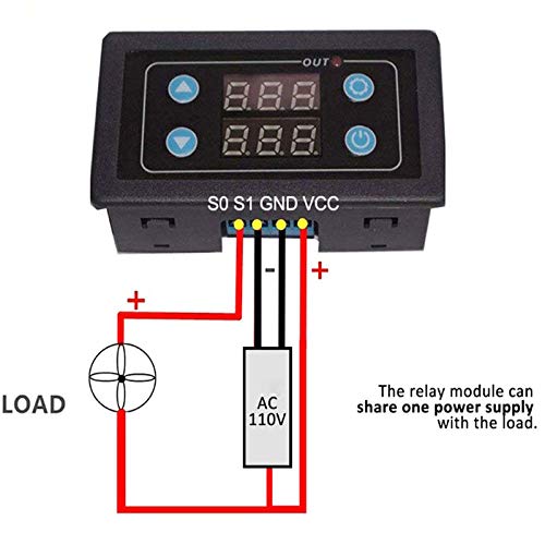 Lufasa 110V 120V Programmable Digital Cycle Switch Module AC 85V-265V LED - Image 3