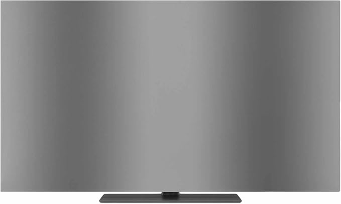 Minimalist Gray Gradient Art Indoor TV Cover, Elastic TV Screen Protector by Unknown