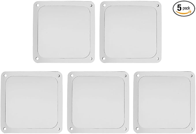 5Pcs PC Fan Dust Filter 140mm – Magnetic Frame Nylon Mesh Cover by Unknown