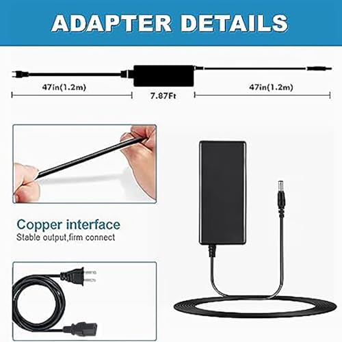 24v 3a Adapter Replacement for MORENTO MR5866 WiFi Air Purifier Home Large Room - Image 3