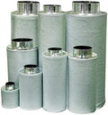 Funk Filters 4" x 8" Activated Carbon Scrubber Odor Control Filters + Prefilter by DL+Wholesale