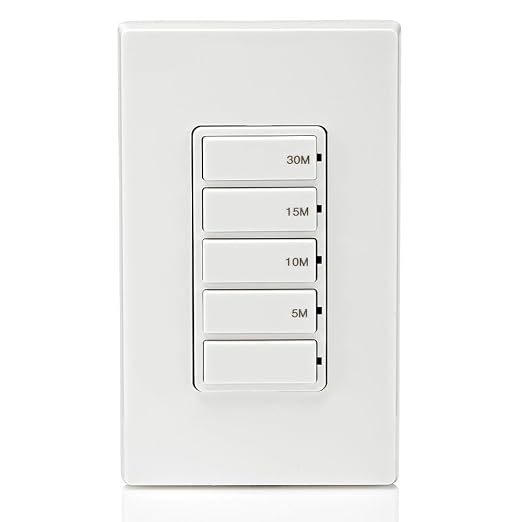 Leviton Countdown Timer Switch for bathroom fan and household lights, - Image 12