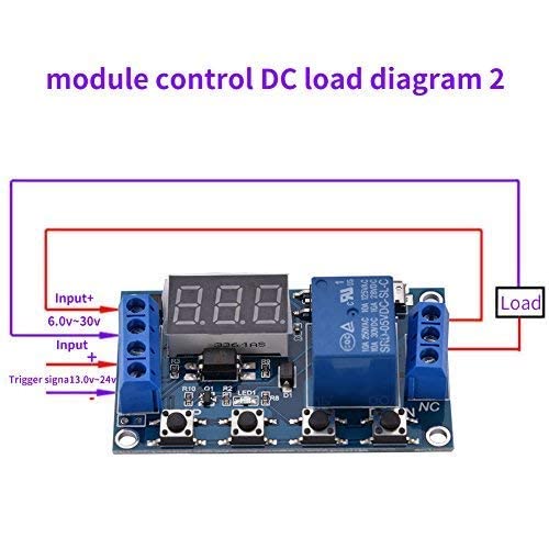 DC 6V~30V Multifunction Delay Time Module Switch Control Relay Cycle Timer - Image 4