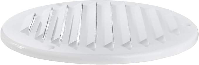 White Metal 5'' Inch Round Ventilation Grille - Image 7