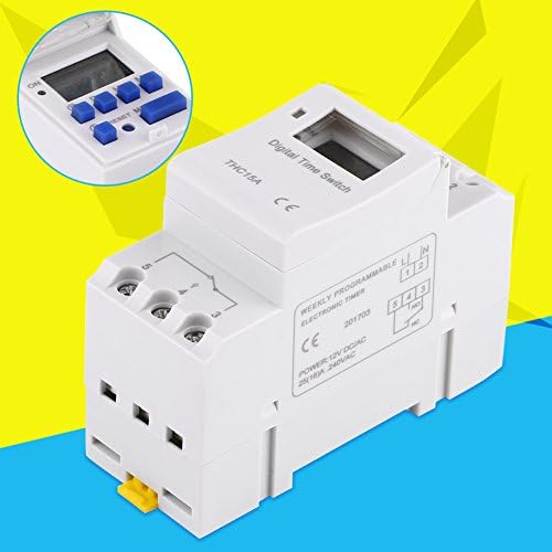 15A Programmable Timer Relay 7 Day Heavy Duty Digital Timer Switch - Image 9