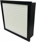 24x24x4 Mini-Pleat Synthetic Panel Air Filter – 4” – Box Plastic Frame – MERV by AccuraFil