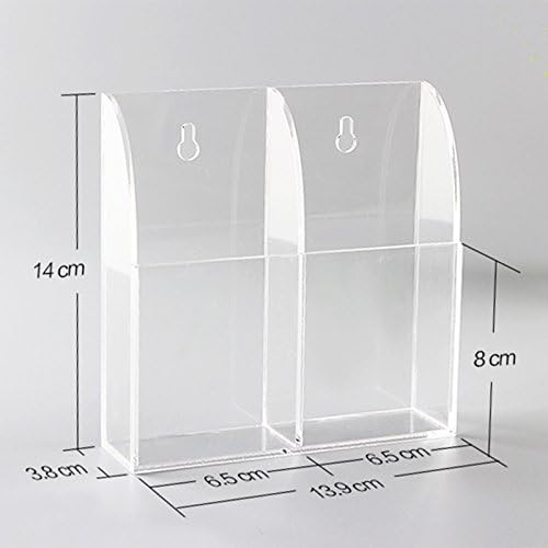 Remote Control Holder Organizer Wall Mount Acrylic Tidy - Image 4
