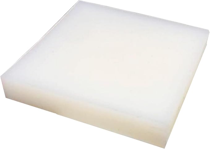 White Silicone Solid Pad 1Pieces Anti-Slip Flat Sealing Mats Block Size Length by WOFDALY