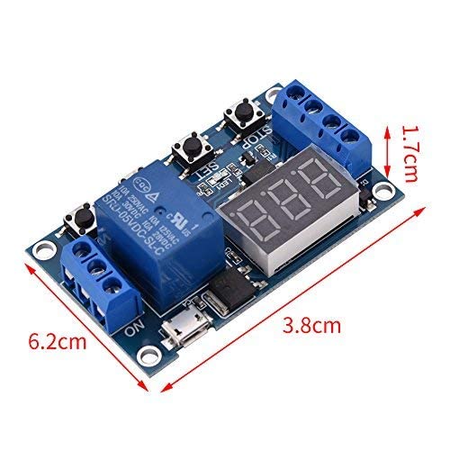 DC 6V~30V Multifunction Delay Time Module Switch Control Relay Cycle Timer - Image 2