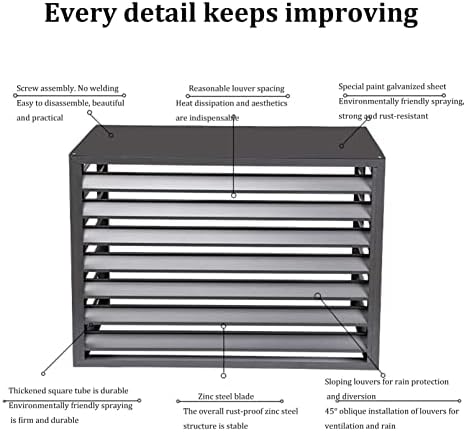 Aluminum Air Conditioner Cover, Privacy Fence Screen, Outdoor Condenser - Image 3