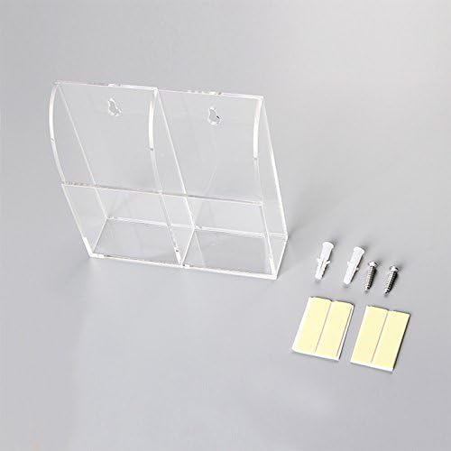 Remote Control Holder Organizer Wall Mount Acrylic Tidy - Image 3