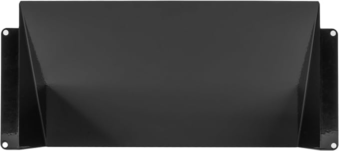 Repa Market 10 x 5 Inch Black Galvanized Steel Vent Cover - Image 9