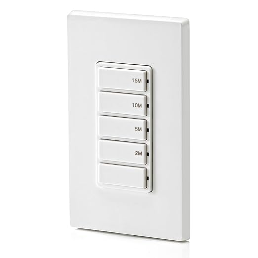Leviton Countdown Timer Switch for bathroom fan and household lights, 2-5-10-15 - Image 13