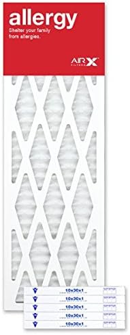 AIRx Filters 10x30x1 Air Furnace Filter MERV 11 Allergy, & Pet Dander, Pleated by AIRXFILTERSWICKEDCLEANAIR