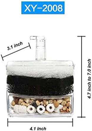 CNZ XY-2008 Corner Filter Air Driven Bio Sponge Up to 15 gallons - Image 5