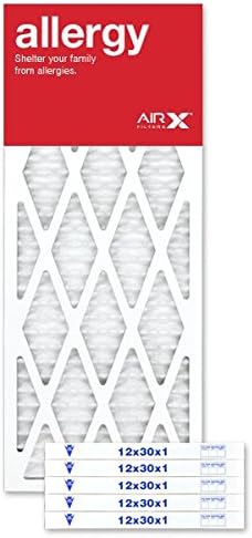 AIRx Filters 12x30x1 Air Furnace Filter MERV 11 Allergy, & Pet Dander, Pleated by AIRXFILTERSWICKEDCLEANAIR