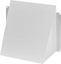 Repa Market 6 x 6 Inch White Galvanized Steel Vent Cover by RepaMarket