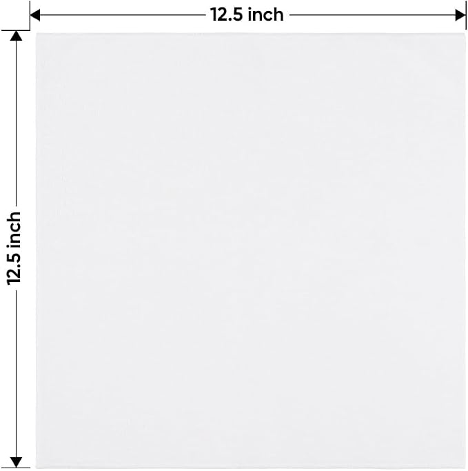 HOMEXCEL White Microfiber Cleaning Cloth 6 Pack 12.5 x 12.5 inch Microfiber - Image 7