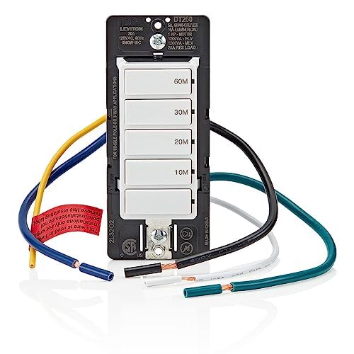 Leviton Countdown Switch for bathroom household lights, 10-20-30-60 min - Image 13