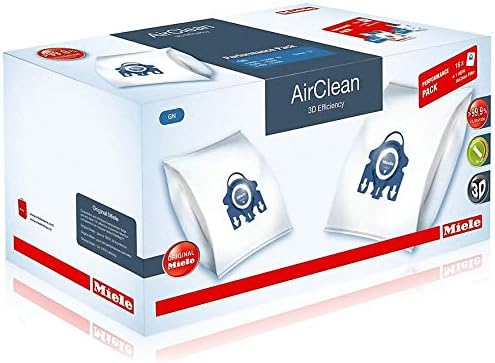 Miele Performance Pack 16 Type GN AirClean 3D Efficiency Genuine FilterBags + - Image 2
