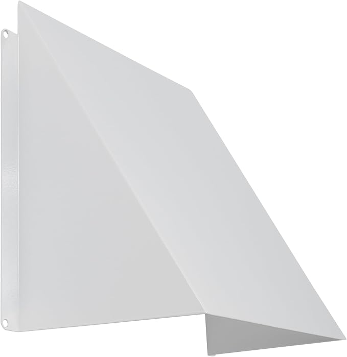 Repa Market 8 x 8 Inch White Galvanized Steel Vent Cover - Image 7