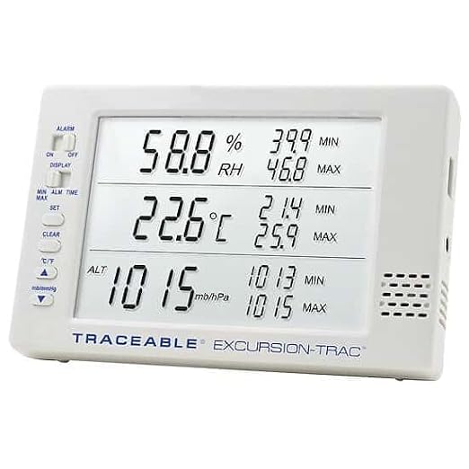Traceable Excursion-Trac Digital Barometer/Digital Thermohygrometer by Cole-Parmer