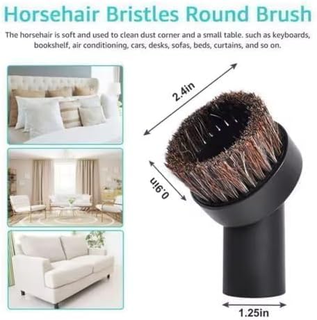 2PCS Round Dust Brush For Shark Vacuum Attachment - Image 2