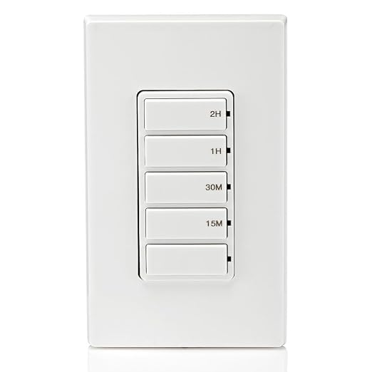 Leviton Countdown Timer Switch for household lights and exhaust fans, 15-30 min - Image 12