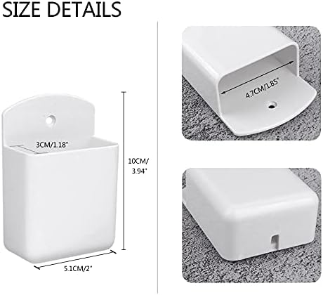 Wall Mount Remote Control Holder, Air-Conditioner & TV Remote Organizer Caddy - Image 2