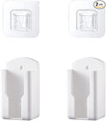 2 Pcs Wall Mount Remote Control Holder Media Player Controller Holder, by Mewuthede