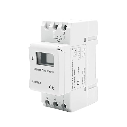 Timer Switch, WenzhiIoT AHC15A AC 110V/16A Weekly Programmable Timer Relay by WenzhiIoT