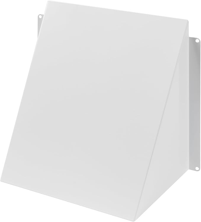 Repa Market 8 x 8 Inch White Galvanized Steel Vent Cover by RepaMarket