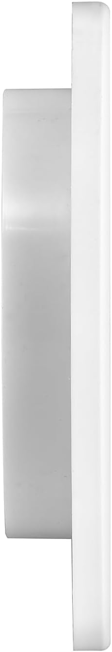 Lambro 606W-ML 6-In. White Plastic Fresh Air Intake Vent - Image 4