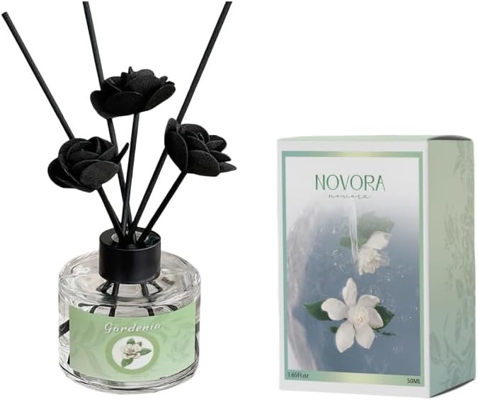2Pcs Car Diffuser, Gardenia Car Fragrance Refill, 50ML Car Diffuser Perfume - Image 2