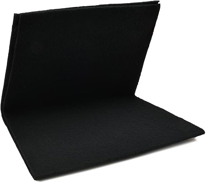 Cut-to-Fit Activated Carbon Filter Sheet Charcoal Air Vent Filters Pad Black - Image 5