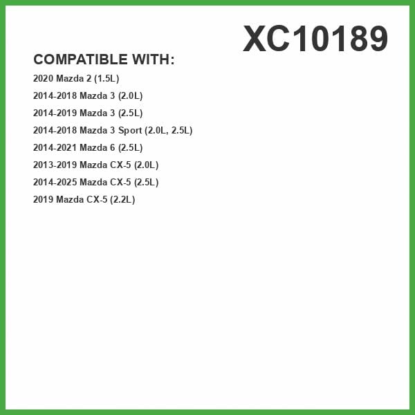ECOGARD XC10189 Premium Cabin Air Filter | Fits 2014-2025 Mazda CX-5 2.5L; - Image 2