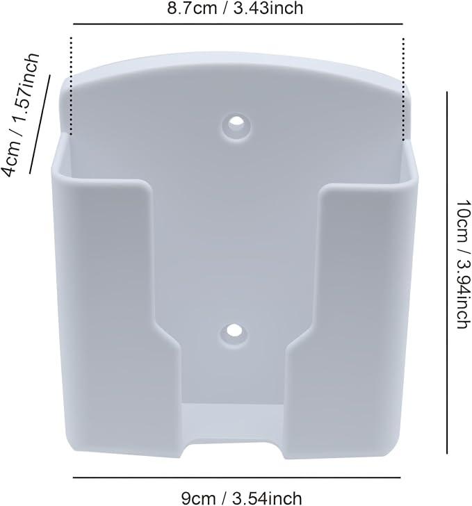 2 Pcs Remote Control Holder Wall Mount Phone Holder Self-Adhesive Air - Image 2