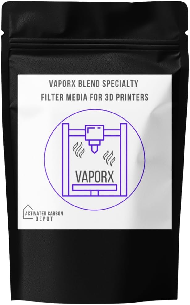 VaporX Blend Filter Media for 3D Printers – Pellet Activated Carbon + Zeolite by Unknown