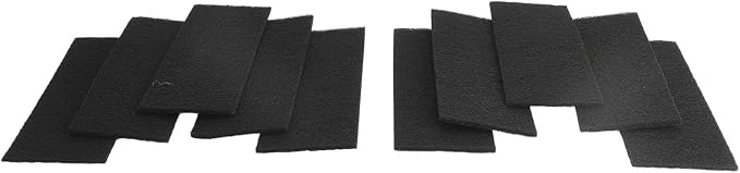 10Pcs Ceiling Fan Blade Filters Self Adhesive Rectangular Coconut Carbon - Image 7