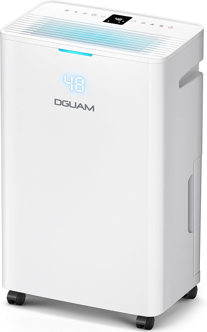 4500 Sq. Ft Dehumidifier, Max 80 Pint Dehumidifier by DGUAM