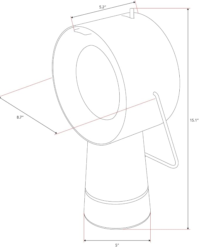 airhood Base Boost | Elevate The Height of Your Portable Kitchen Exhaust Fan | - Image 7