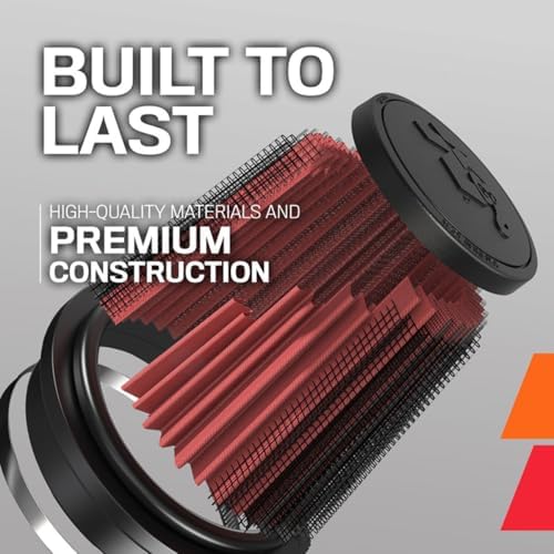 K&N High-Flow Original Lifetime Universal Clamp-On Air Filter: High Performance - Image 5