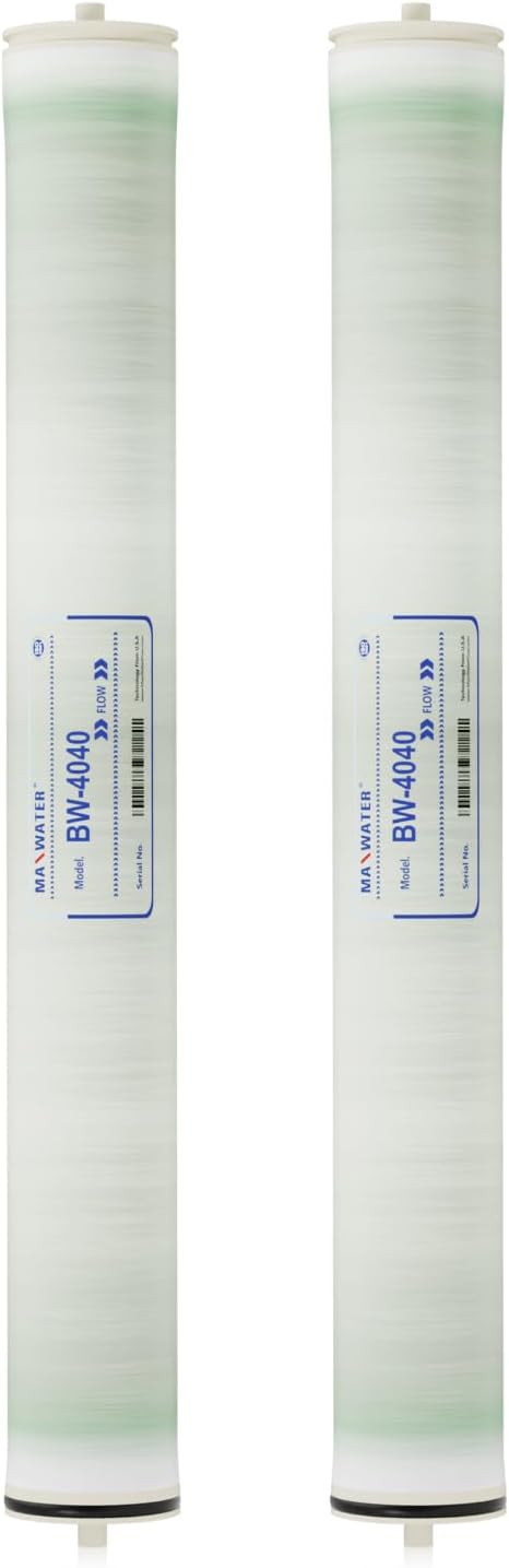 Max Water Brackish Water RO Membrane Element-BW-4040 2400 GPD, Commercial by MaxWater