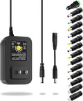 Aclorol Universal Power Adapter 30W 12V 9V 7.5V 6V 5V 4.5V 3V Adjustable by Aclorol
