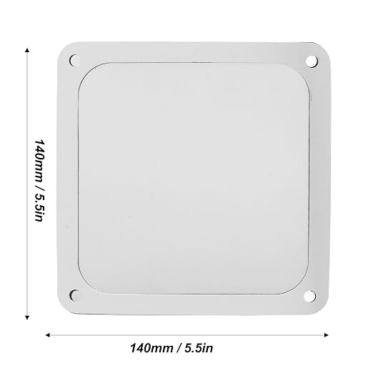 140mm x 140mm Computer Case Fan Dust Filter, PC Cooler Fan Dust Filter Cover - Image 7