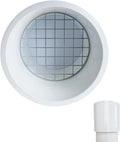 6" PVC Vent Cap with Stainless Steel Screen, 0°Vent Termination Cap by Unknown