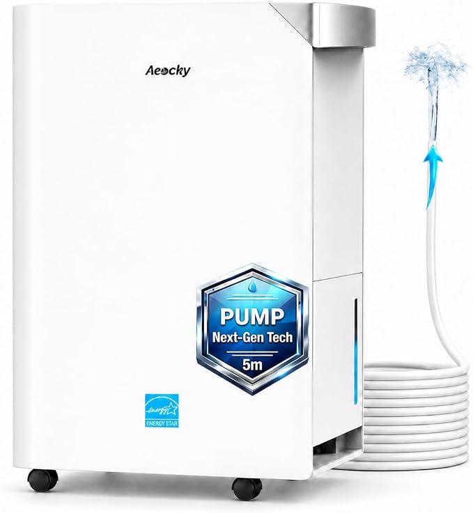 AEOCKY 7000 Sq.Ft Energy Star Most Efficient 2025 Dehumidifier by AeockyDirect