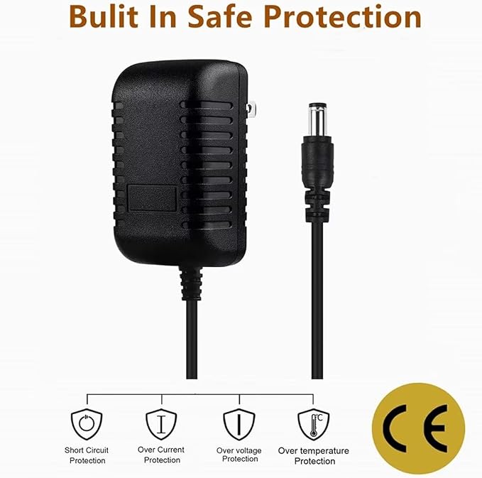 12V AC/DC Adapter Compatible - Image 5